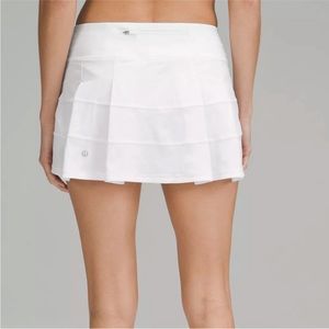 Lululemon White Pace Skirt